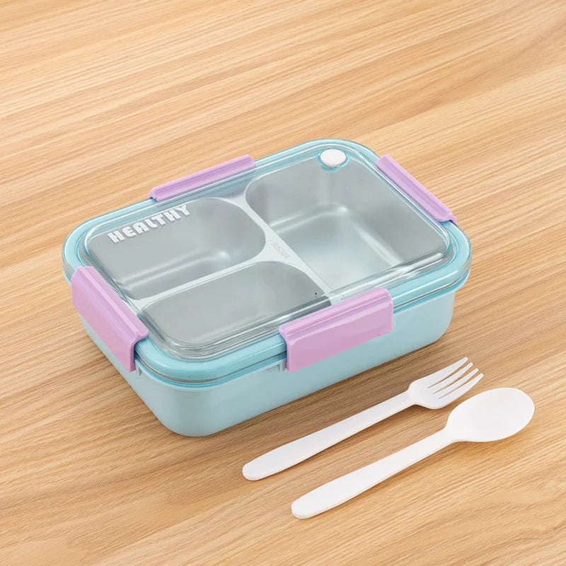 Unisex Maaltijdvoorbereidingscontainer met Drie Compartimenten 4