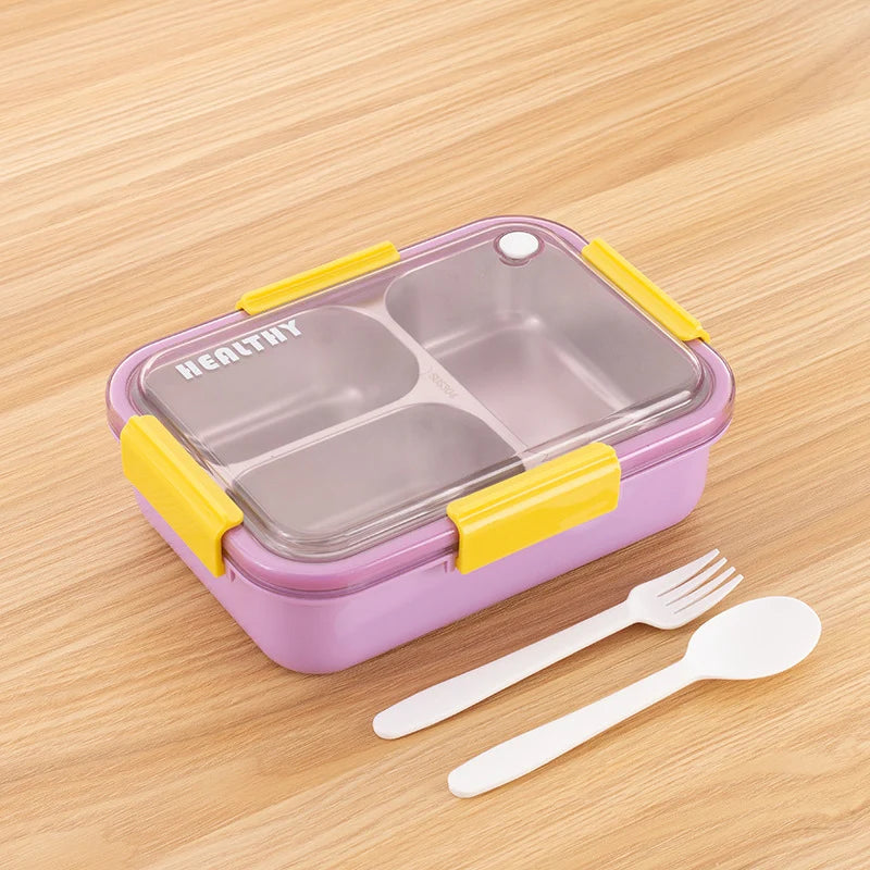 Unisex Maaltijdvoorbereidingscontainer met Drie Compartimenten 5