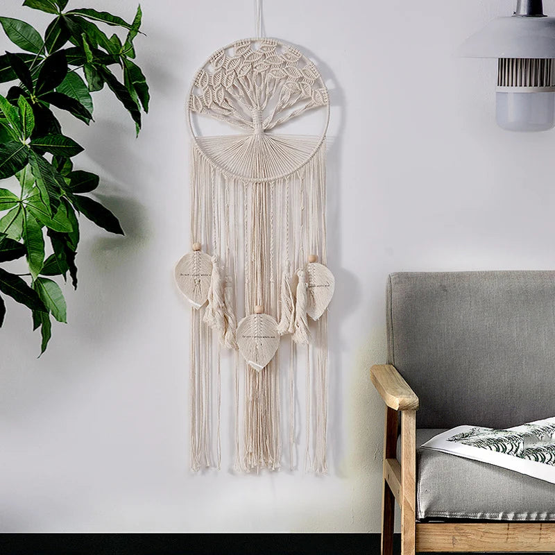 Unisex Macramé Wanddecoratie Bohemian Stijl 1
