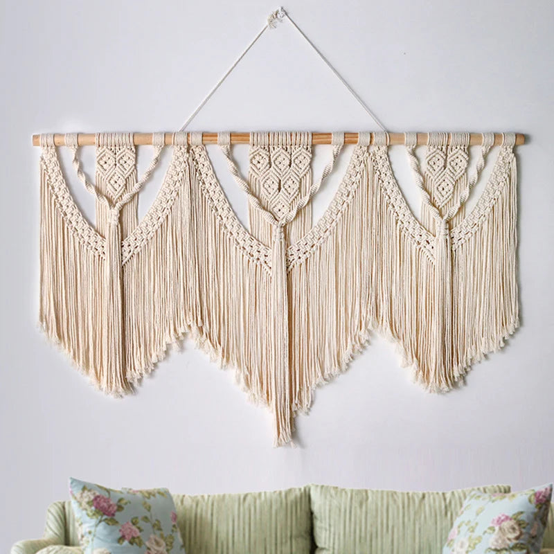 Unisex Macramé Wanddecoratie Bohemian Stijl 7
