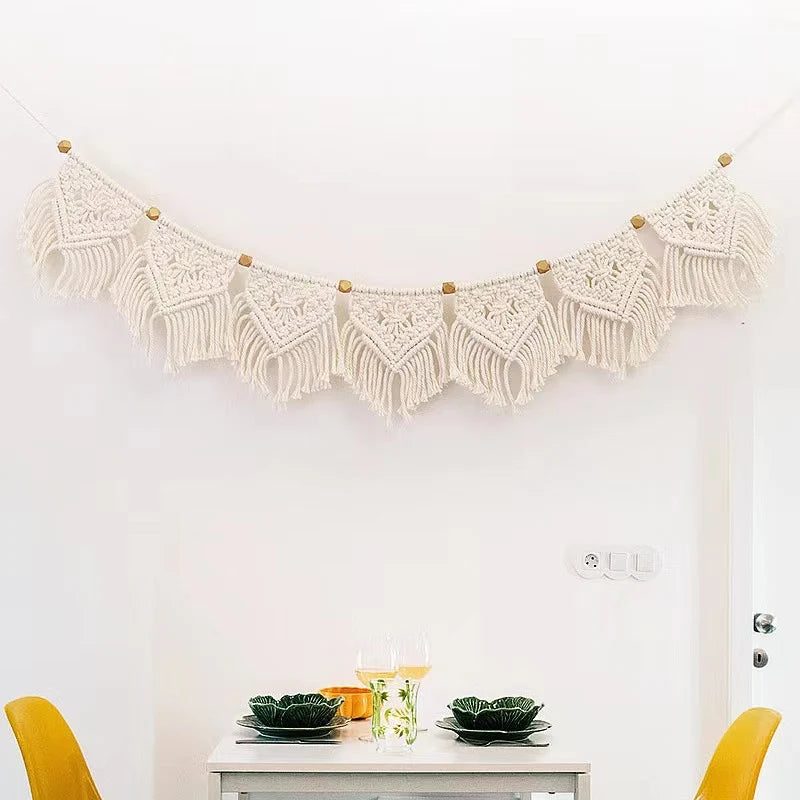 Unisex Macramé Wanddecoratie Slinger Bohemian Stijl 0