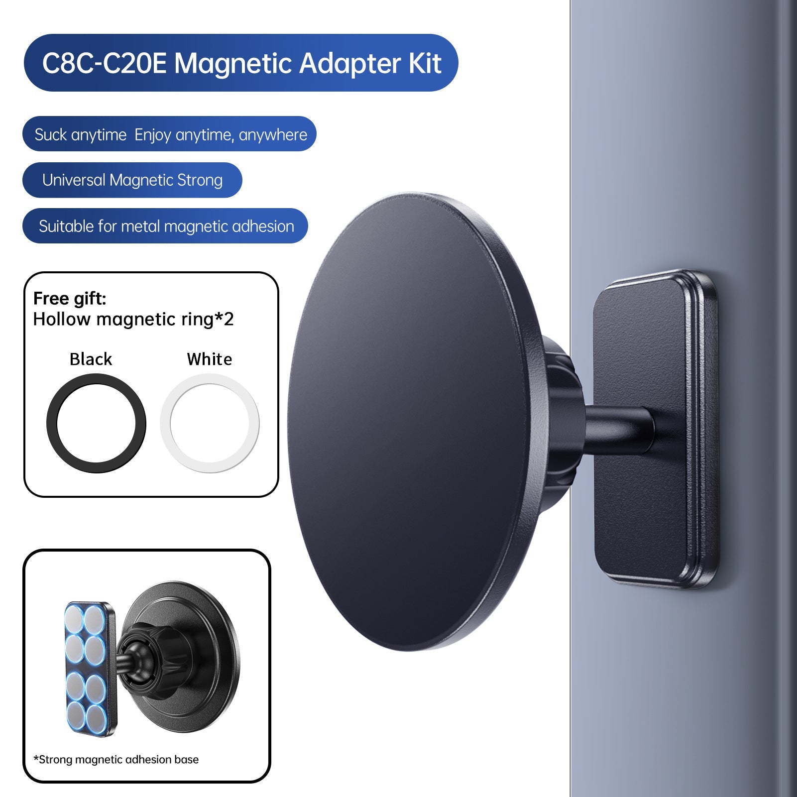 Unisex Magnetische Adapter Sterke Hechting Universeel 0