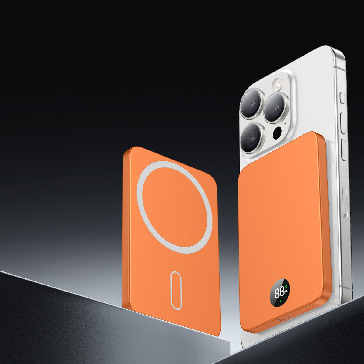 Unisex Magnetische Powerbank Compact Design voor Draadloos Opladen 2