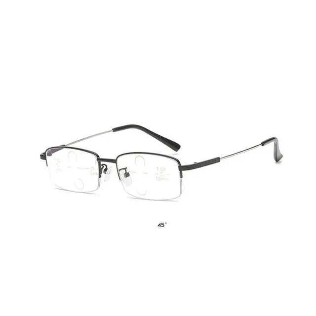 Unisex Multifocus Leesbril Vintage Vierkant 6