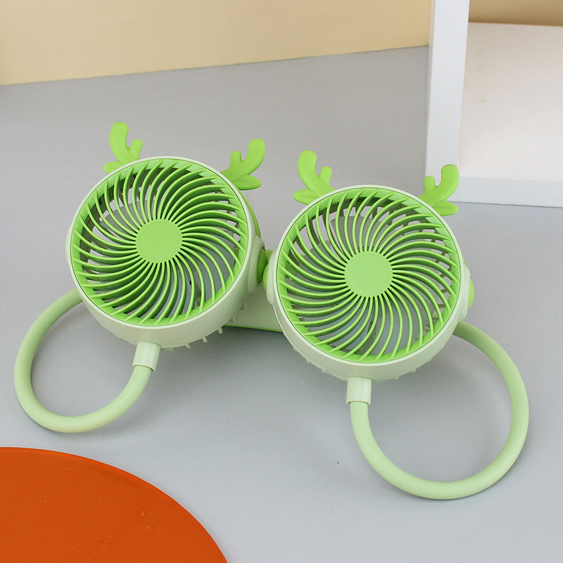 Unisex Nekventilator Draagbaar Met Dubbele Ventilatorkoppen 14