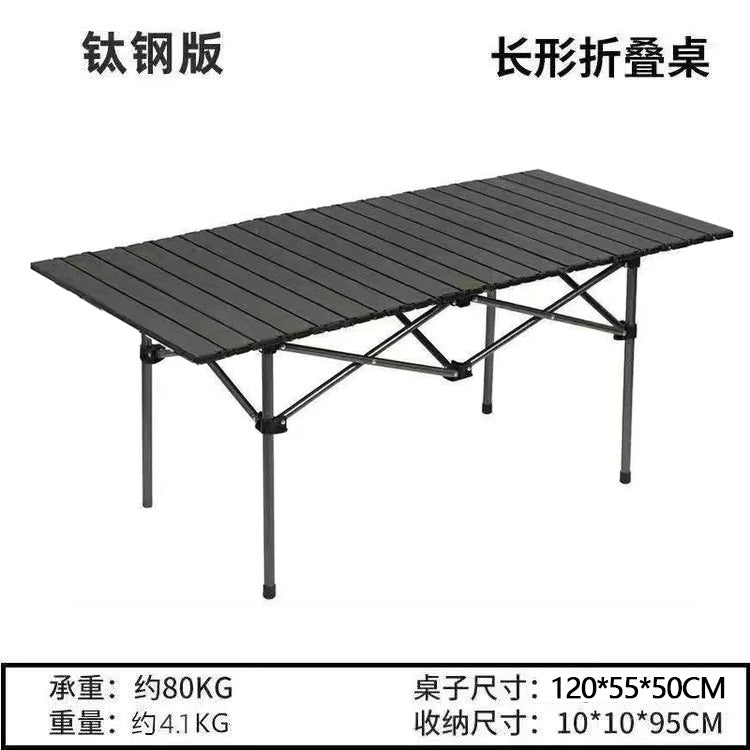 Unisex Opvouwbare Campingtafel Compact en Stevig 8