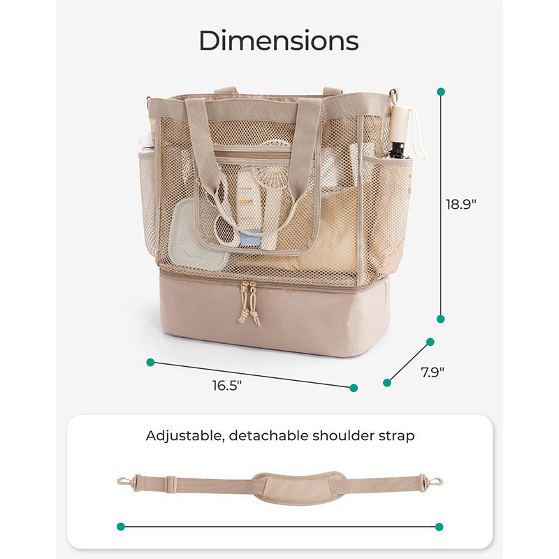 Unisex Picknickkoeltas Geïsoleerd en Ruim 2