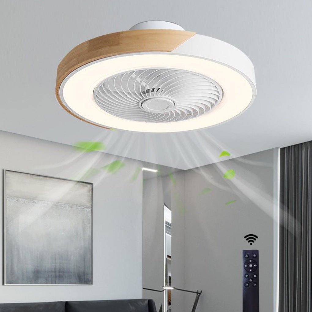 Unisex Plafondventilator Met Lamp Bladloos Modern Design 1
