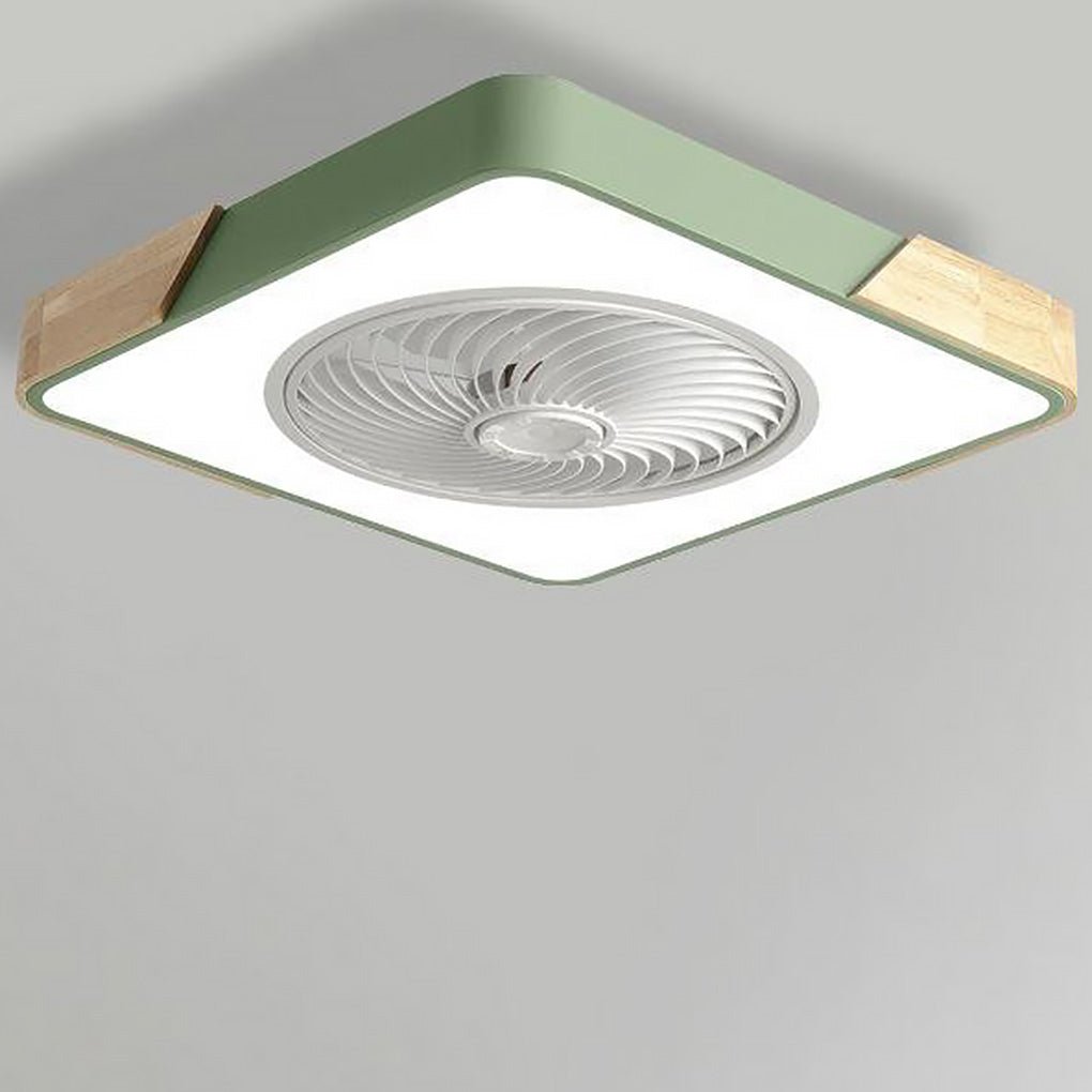 Unisex Plafondventilator Met Lamp Bladloos Modern Design 10