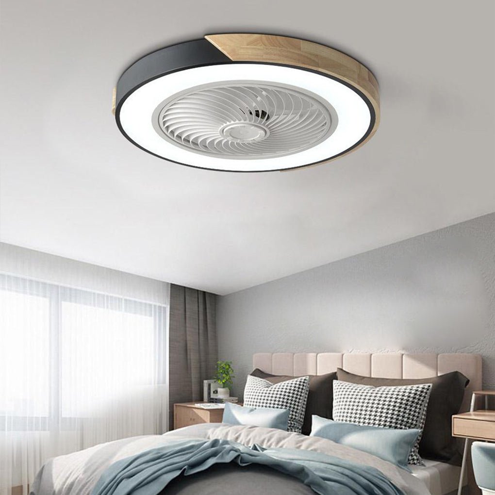 Unisex Plafondventilator Met Lamp Bladloos Modern Design 3