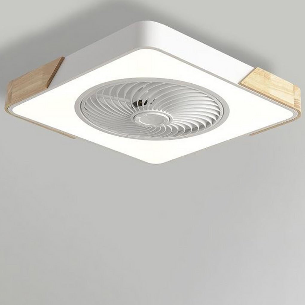 Unisex Plafondventilator Met Lamp Bladloos Modern Design 8