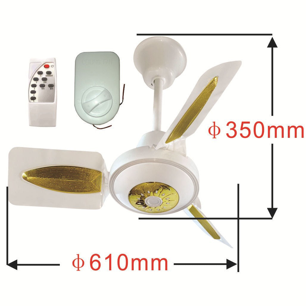 Unisex Plafondventilator Modern Design 2