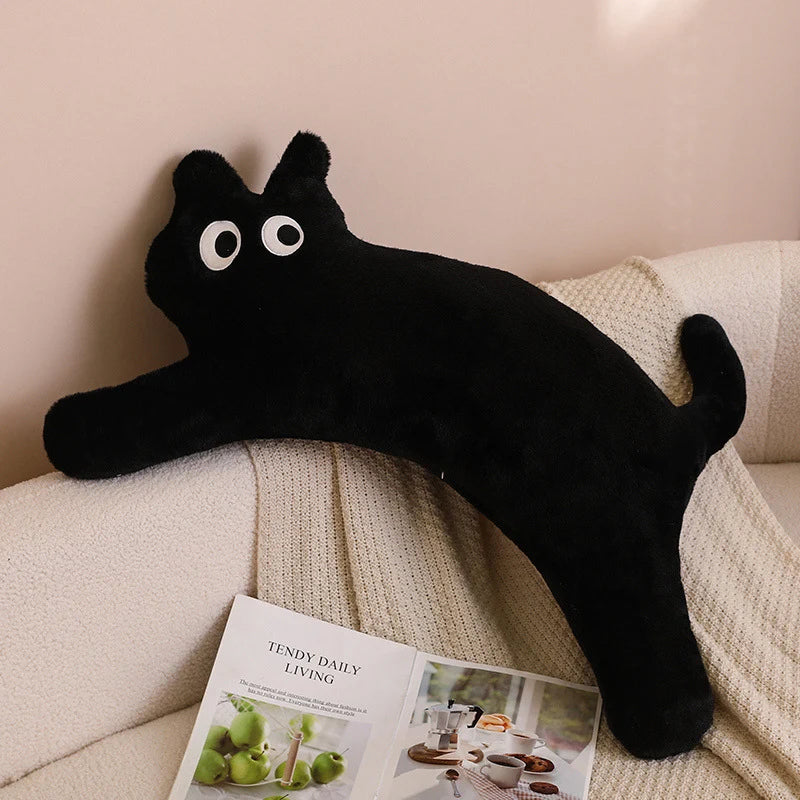 Unisex Pluche Kattenkussen Met Glitterogen 11