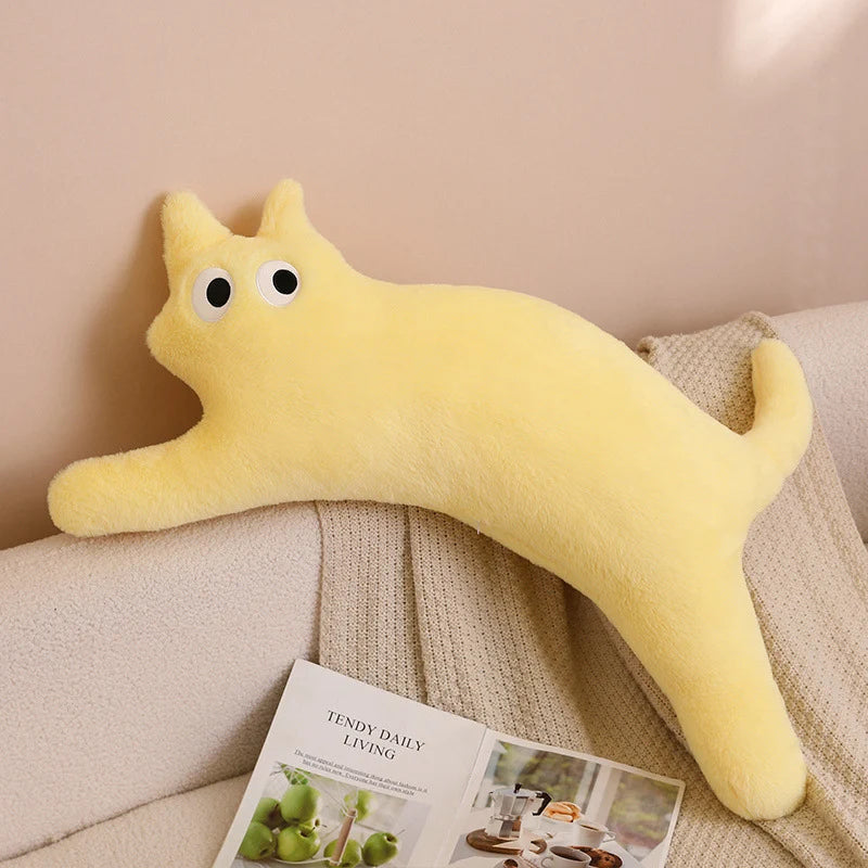Unisex Pluche Kattenkussen Met Glitterogen 19