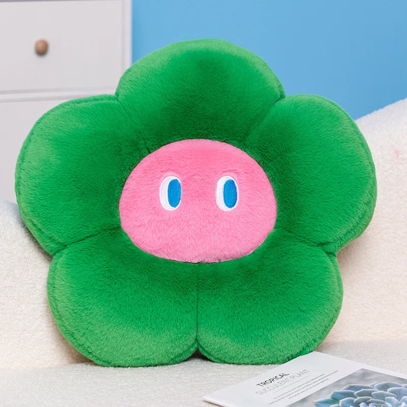 Unisex Pluche Kattenkussen Met Glitterogen 35