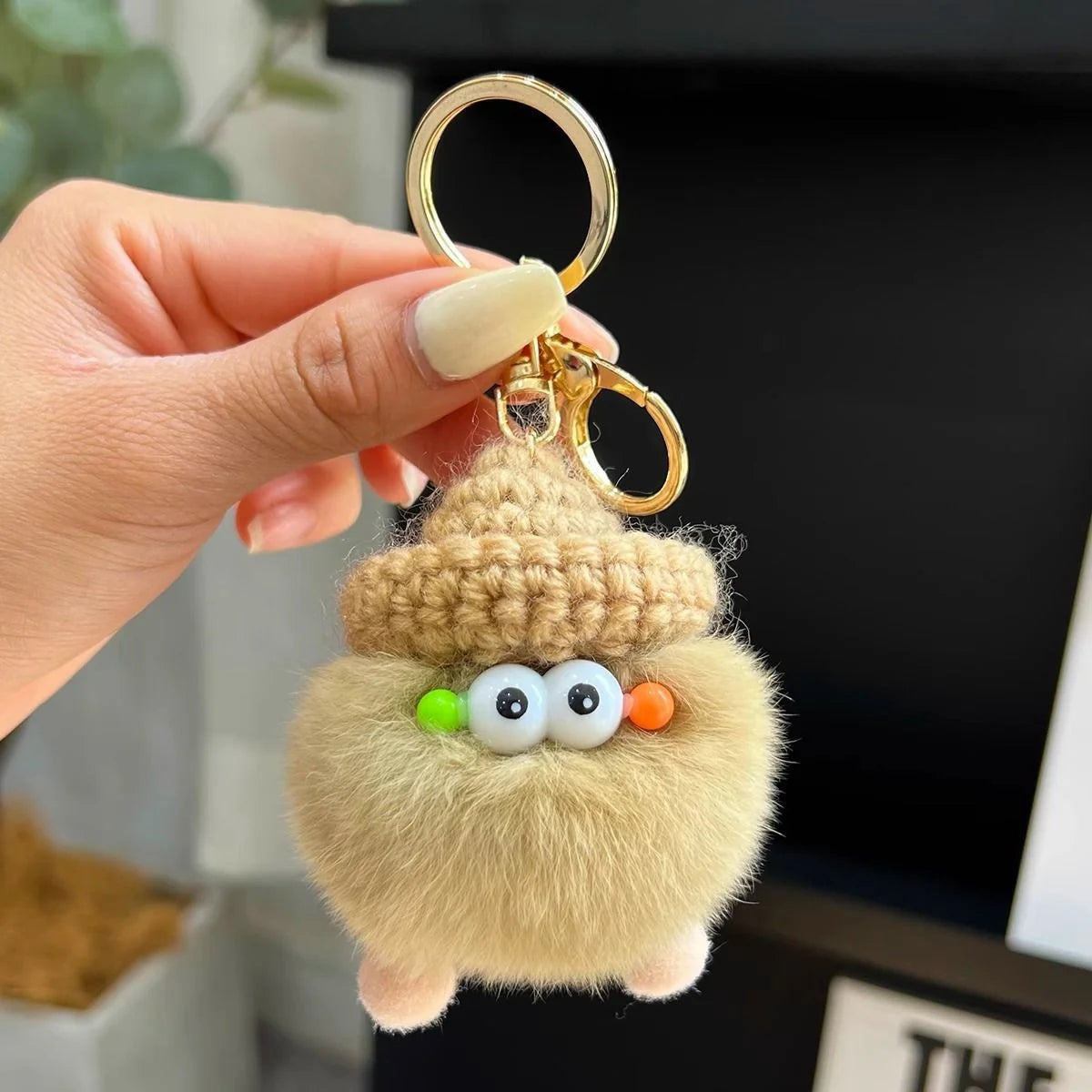 Unisex Pluche Sleutelhanger Cartoonfiguur Speels Design 11