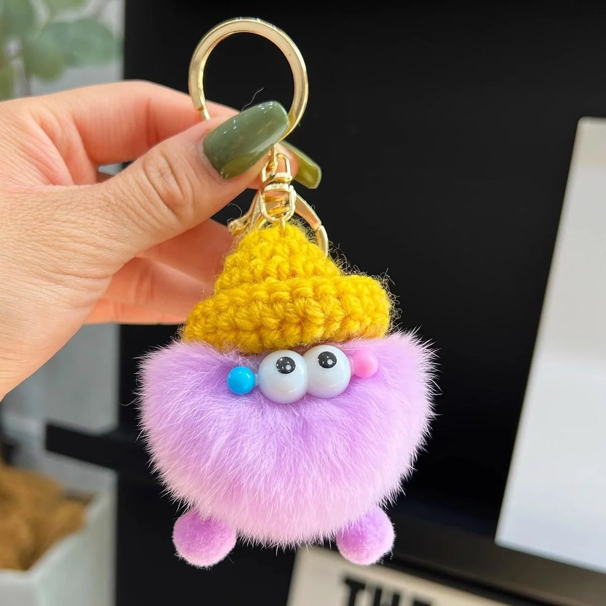 Unisex Pluche Sleutelhanger Cartoonfiguur Speels Design 12