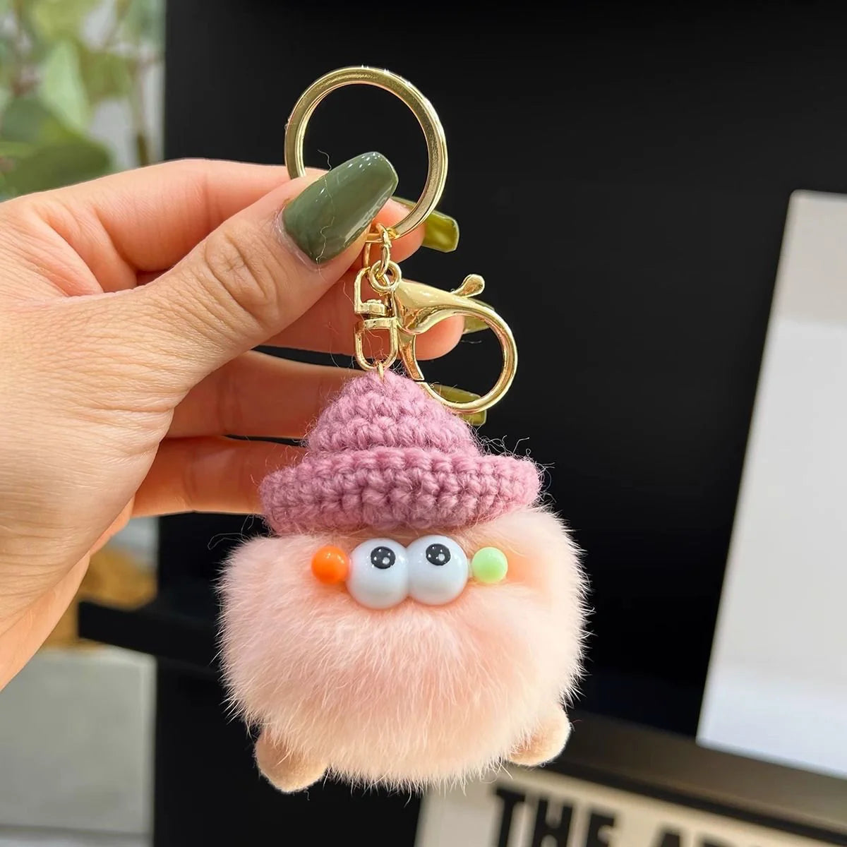 Unisex Pluche Sleutelhanger Cartoonfiguur Speels Design 14