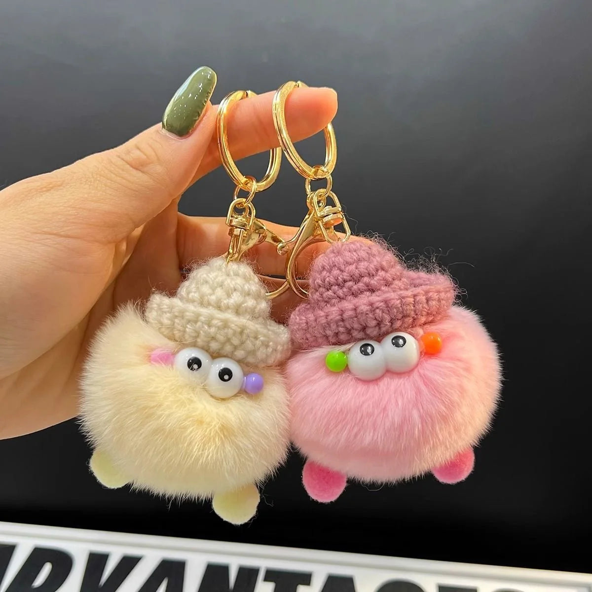 Unisex Pluche Sleutelhanger Cartoonfiguur Speels Design 2