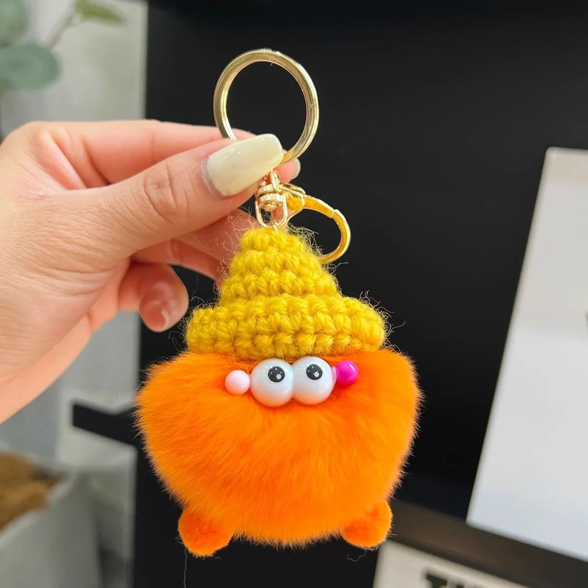 Unisex Pluche Sleutelhanger Cartoonfiguur Speels Design 5