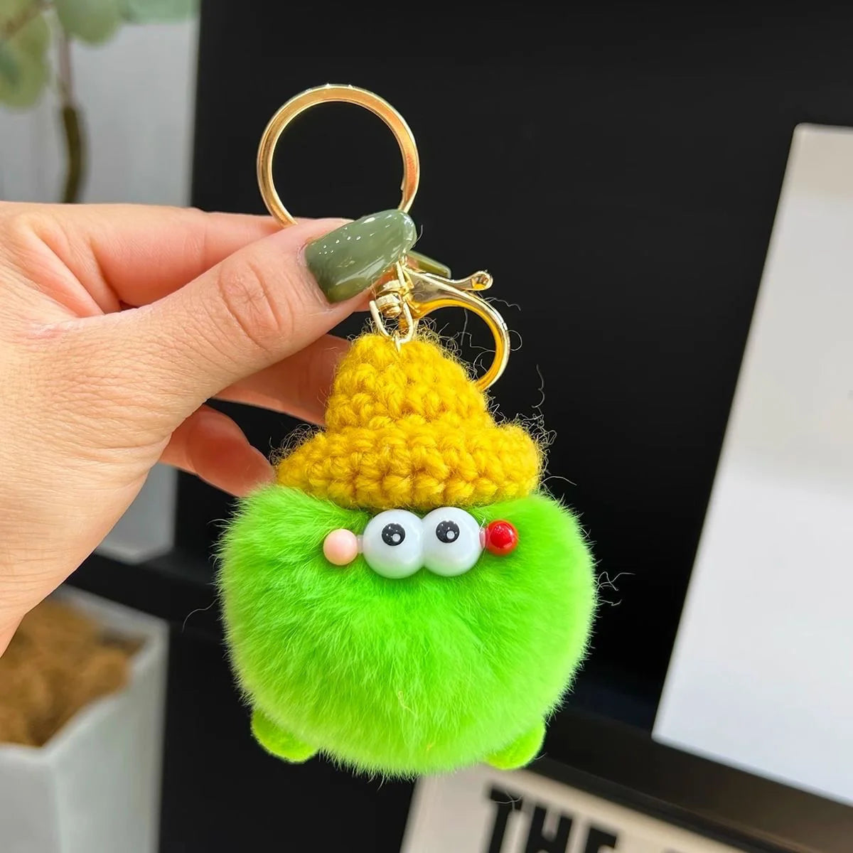 Unisex Pluche Sleutelhanger Cartoonfiguur Speels Design 6