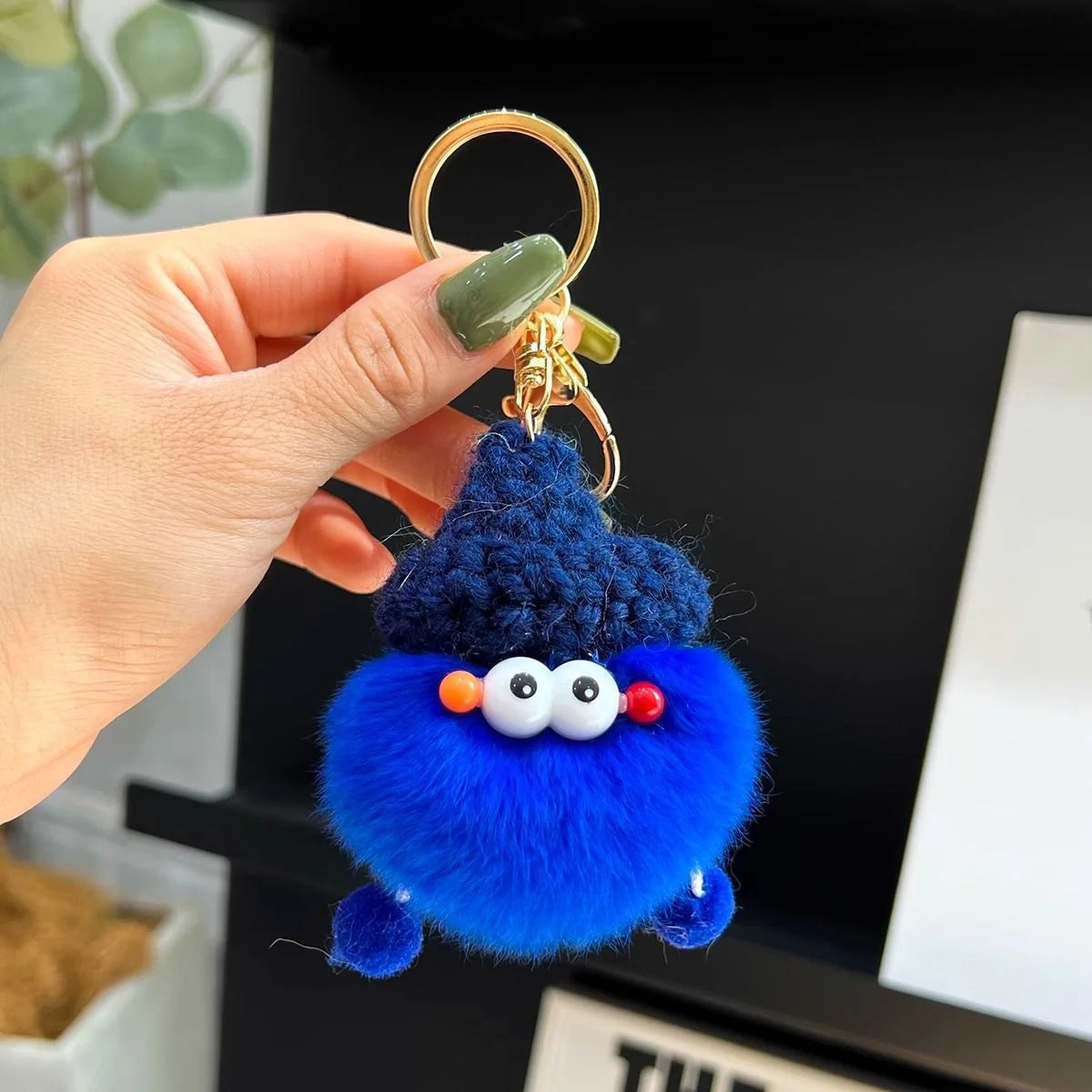 Unisex Pluche Sleutelhanger Cartoonfiguur Speels Design 7