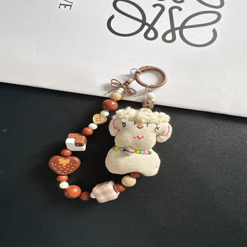 Unisex Pluche Sleutelhanger Met Boogliftmotief 0