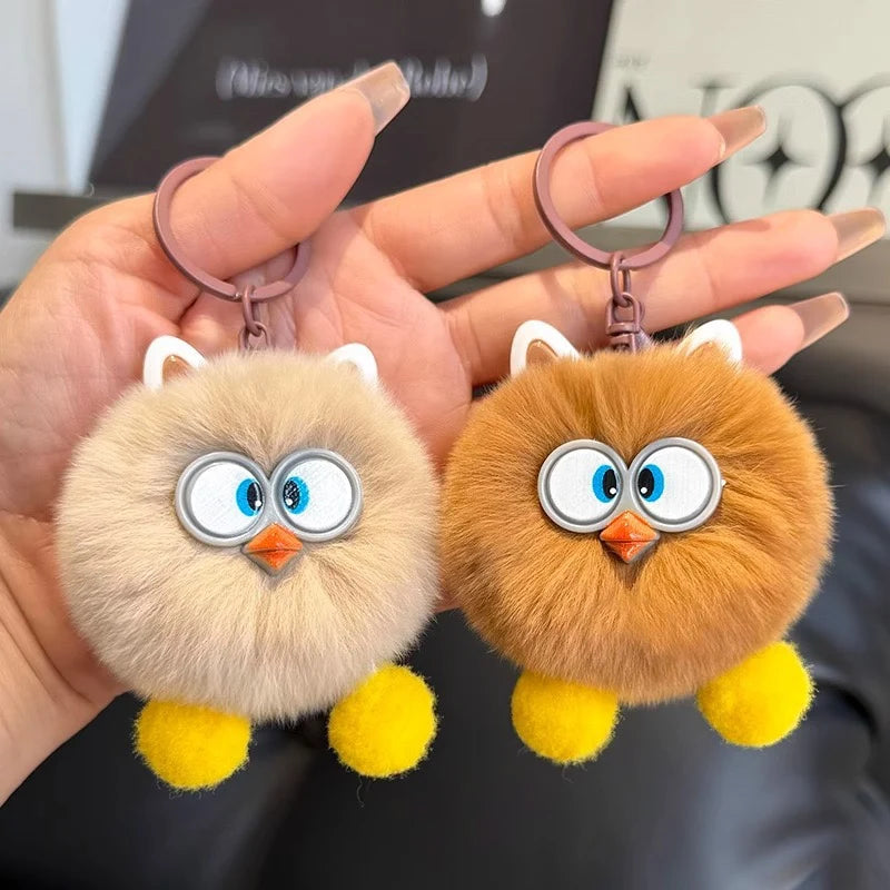 Unisex Pluche Sleutelhanger Speels Design 1