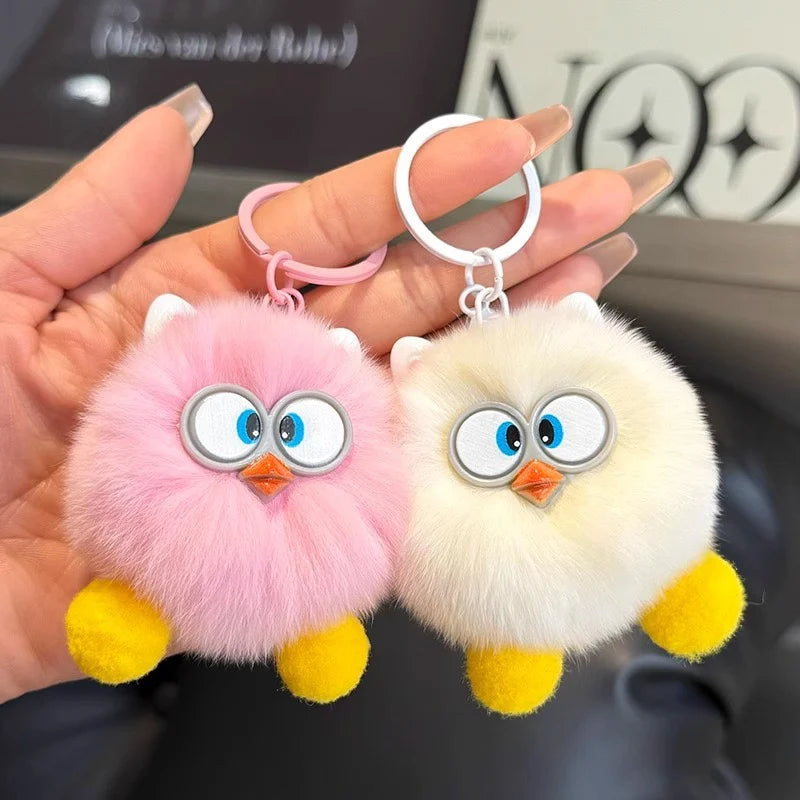 Unisex Pluche Sleutelhanger Speels Design 4
