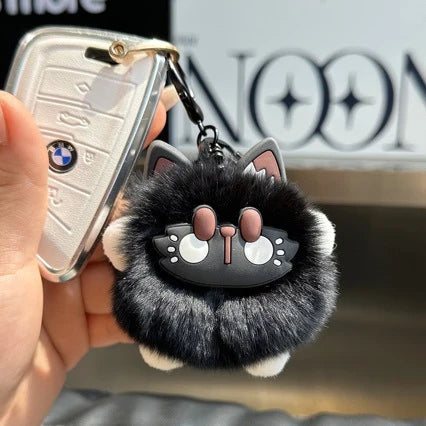 Unisex Pluizige Sleutelhanger Met Speels Bedeltje 2