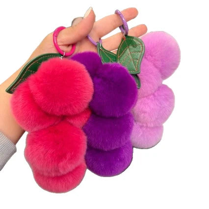 Unisex Pompon Sleutelhanger Speels Design 4