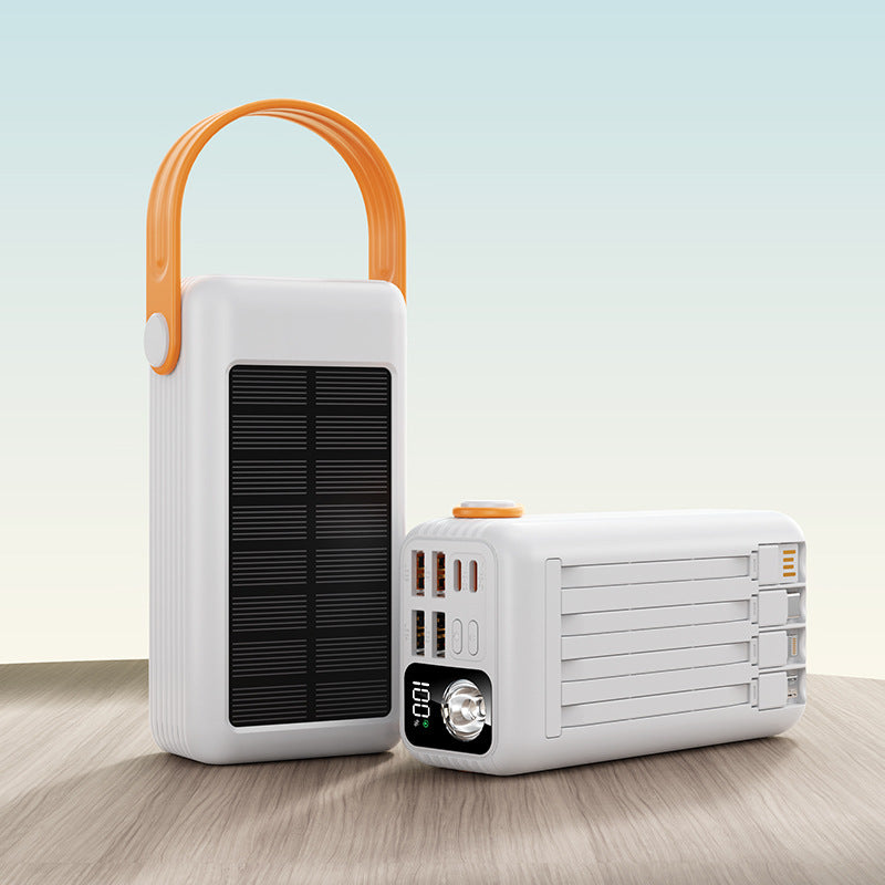 Unisex Powerbank met Zonne-energie en Meerdere USB-poorten 0