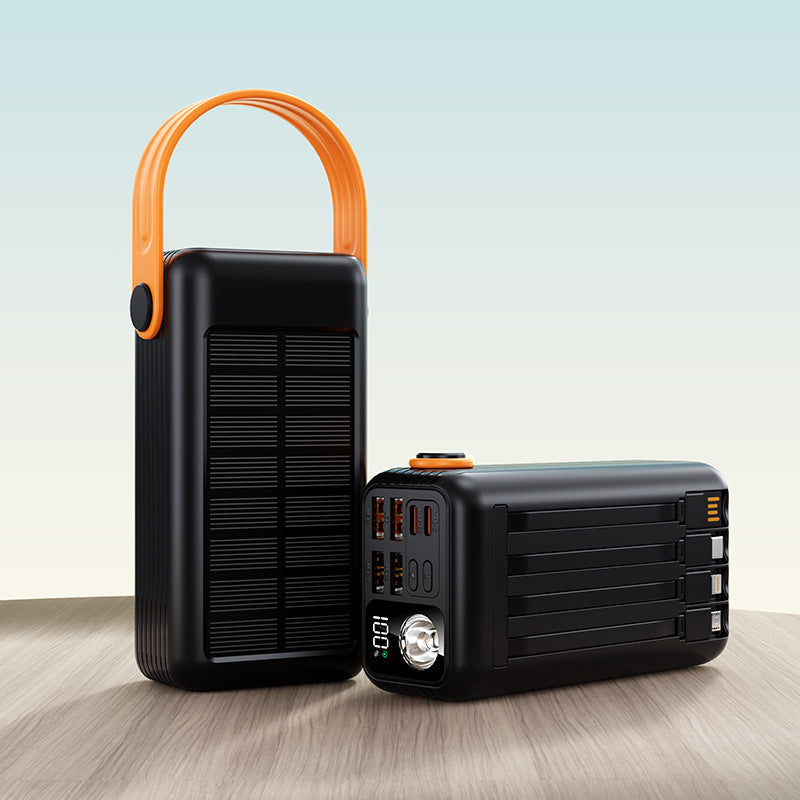 Unisex Powerbank met Zonne-energie en Meerdere USB-poorten 3