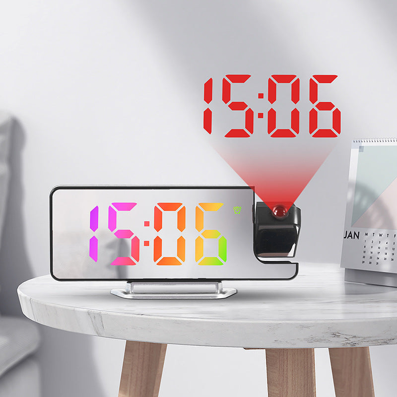 Unisex Projectiewekker met LED-display en multifunctionele functies 3