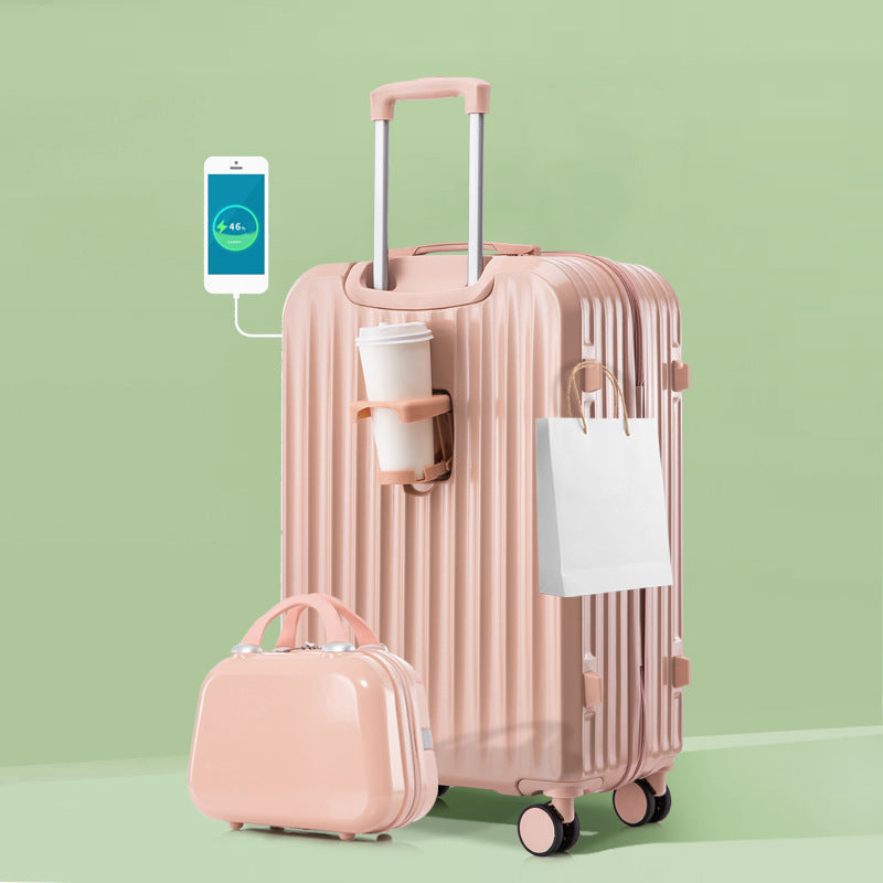 Unisex Reiskoffer Hard-Shell Met Slimme Oplaadfunctie 9