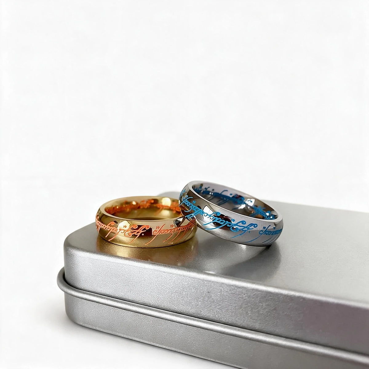 Unisex Ring Met Lichtgevend Elfenschrift 1