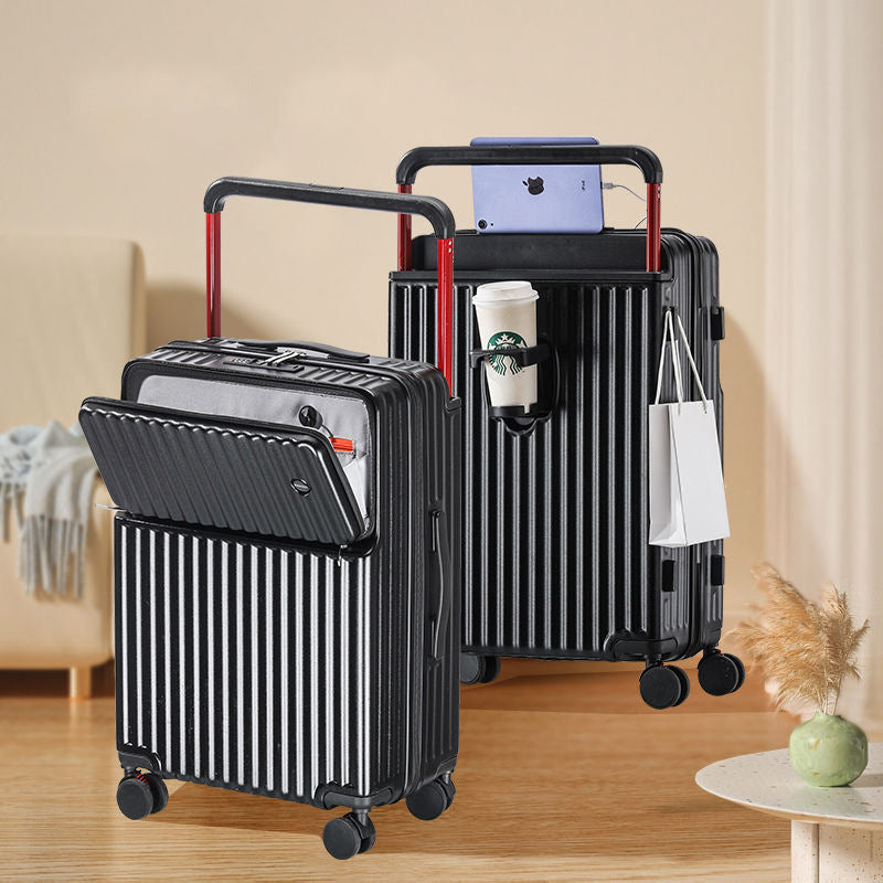 Unisex Rollende Hardshell Koffer Met Meerdere Compartimenten 6