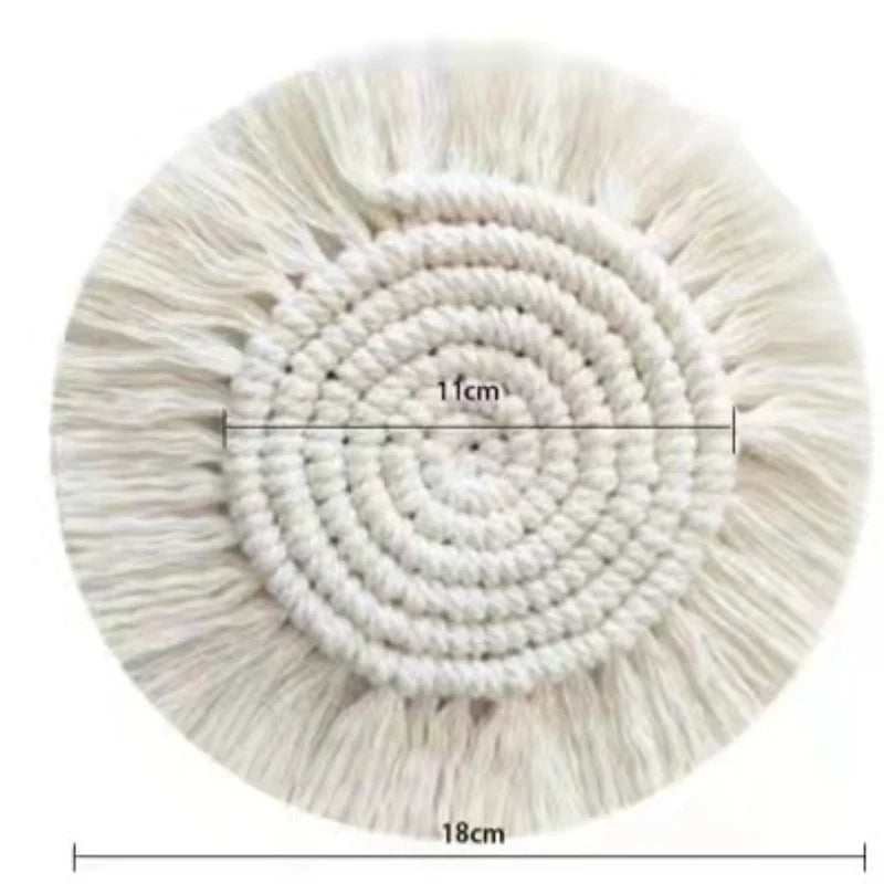 Unisex Ronde Macramé Wanddecoratie Bohemian Stijl 0
