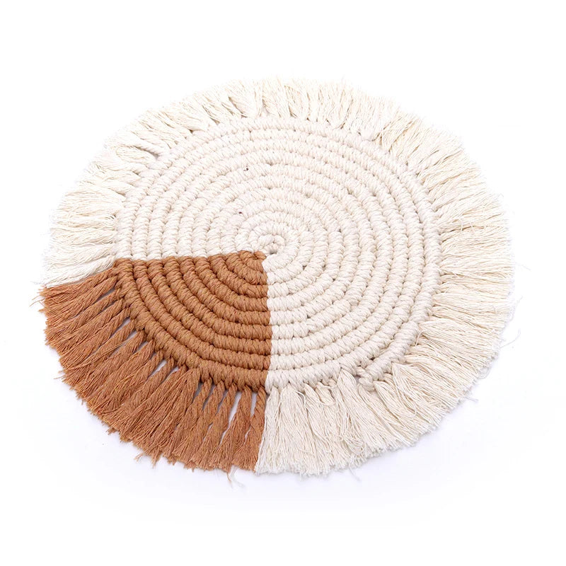Unisex Ronde Macramé Wanddecoratie Bohemian Stijl 4