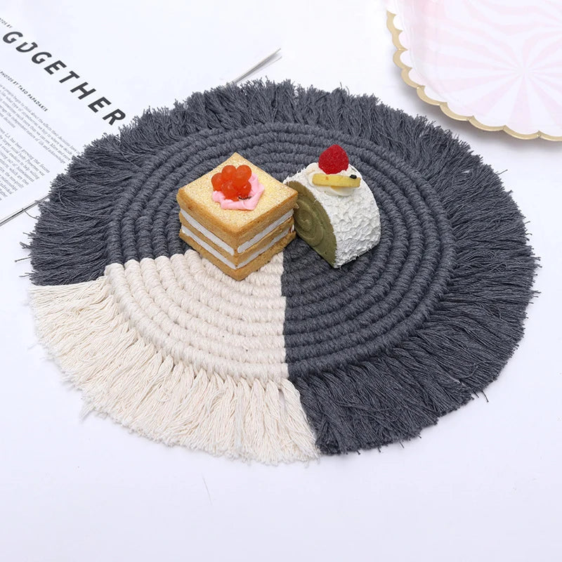 Unisex Ronde Macramé Wanddecoratie Bohemian Stijl 7