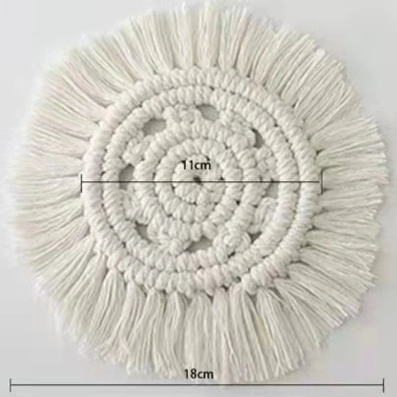 Unisex Ronde Macramé Wanddecoratie Bohemian Stijl 9