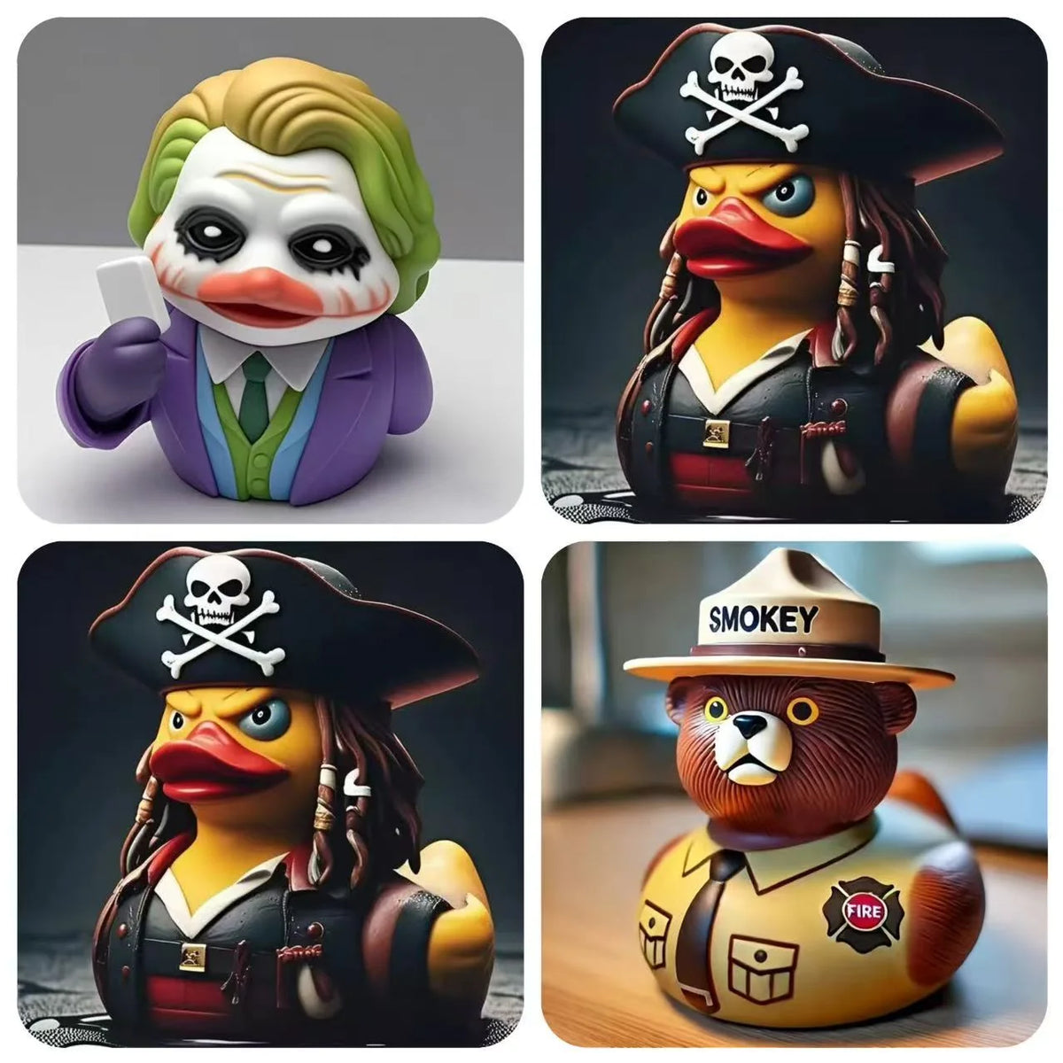 Unisex Rubber Eendje met Piratenstijl 1