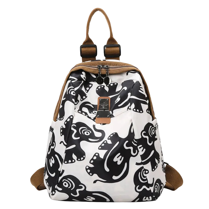 Unisex Rugzak Artistiek Design met Ruim Interieur en Verstelbare Schouderbanden 0
