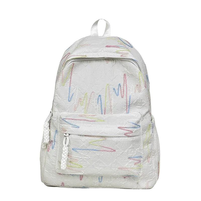 Unisex Rugzak Met Artistiek Patroon Modern Design 0