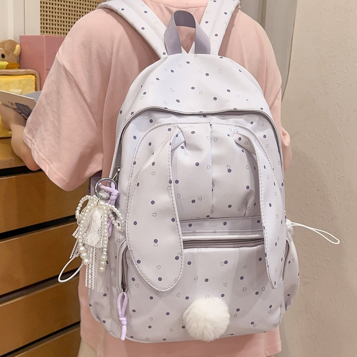 Unisex Rugzak Met Konijnenthema Speels Design 4