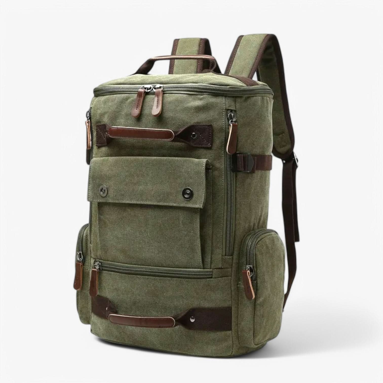 Unisex Rugzak met Laptopvak en Vintage Look 10