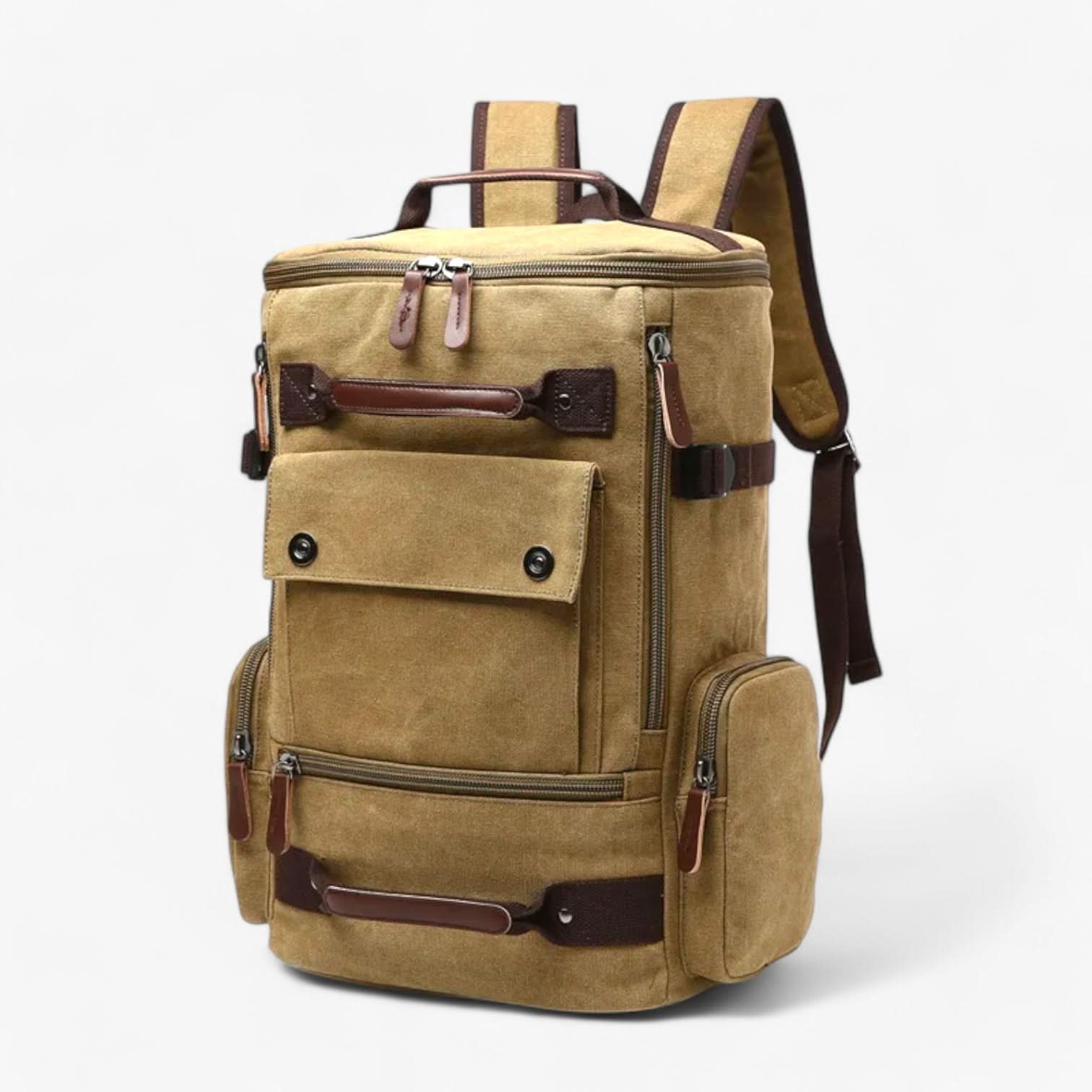 Unisex Rugzak met Laptopvak en Vintage Look 11