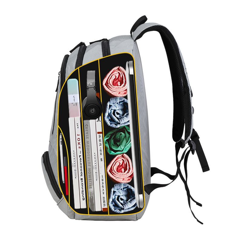 Unisex Rugzak met Royale Opbergruimte en Organizer 2
