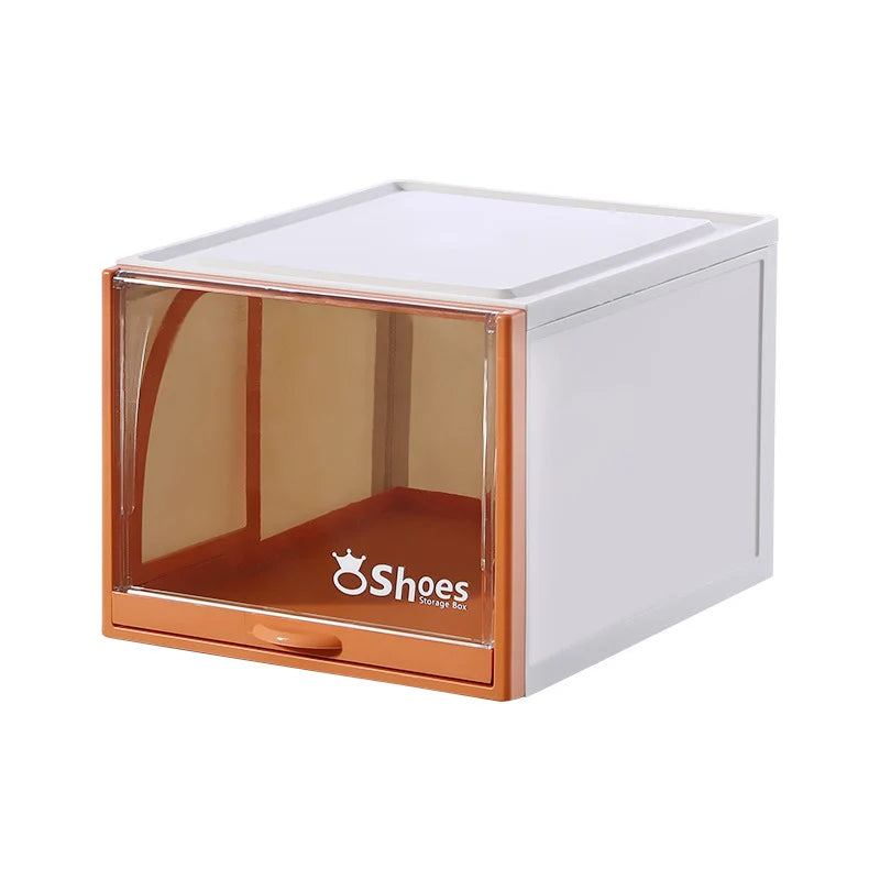 Unisex Schoenenopbergdoos Modulaire Stapelbaar Transparant Klepvak 1