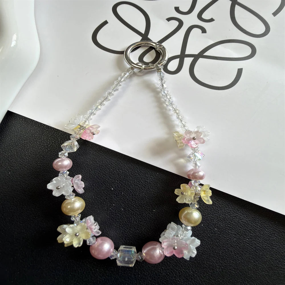 Unisex Sleutelhanger Bloemenmotief Stijlvol Accessoire 0